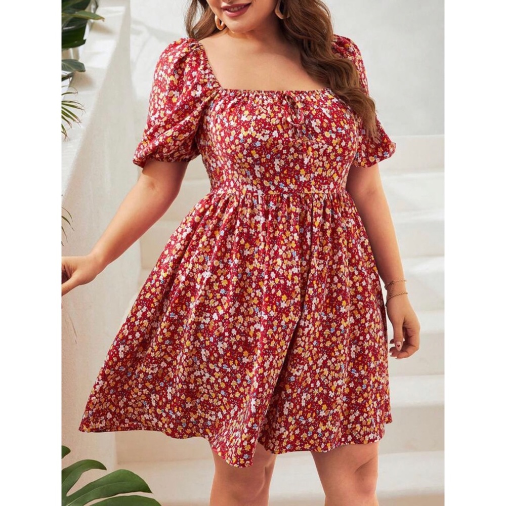 Puff Sleeve Dress